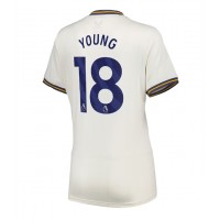 Fotballdrakt Dame Everton Ashley Young #18 Tredjedrakt 2024-25 Kortermet